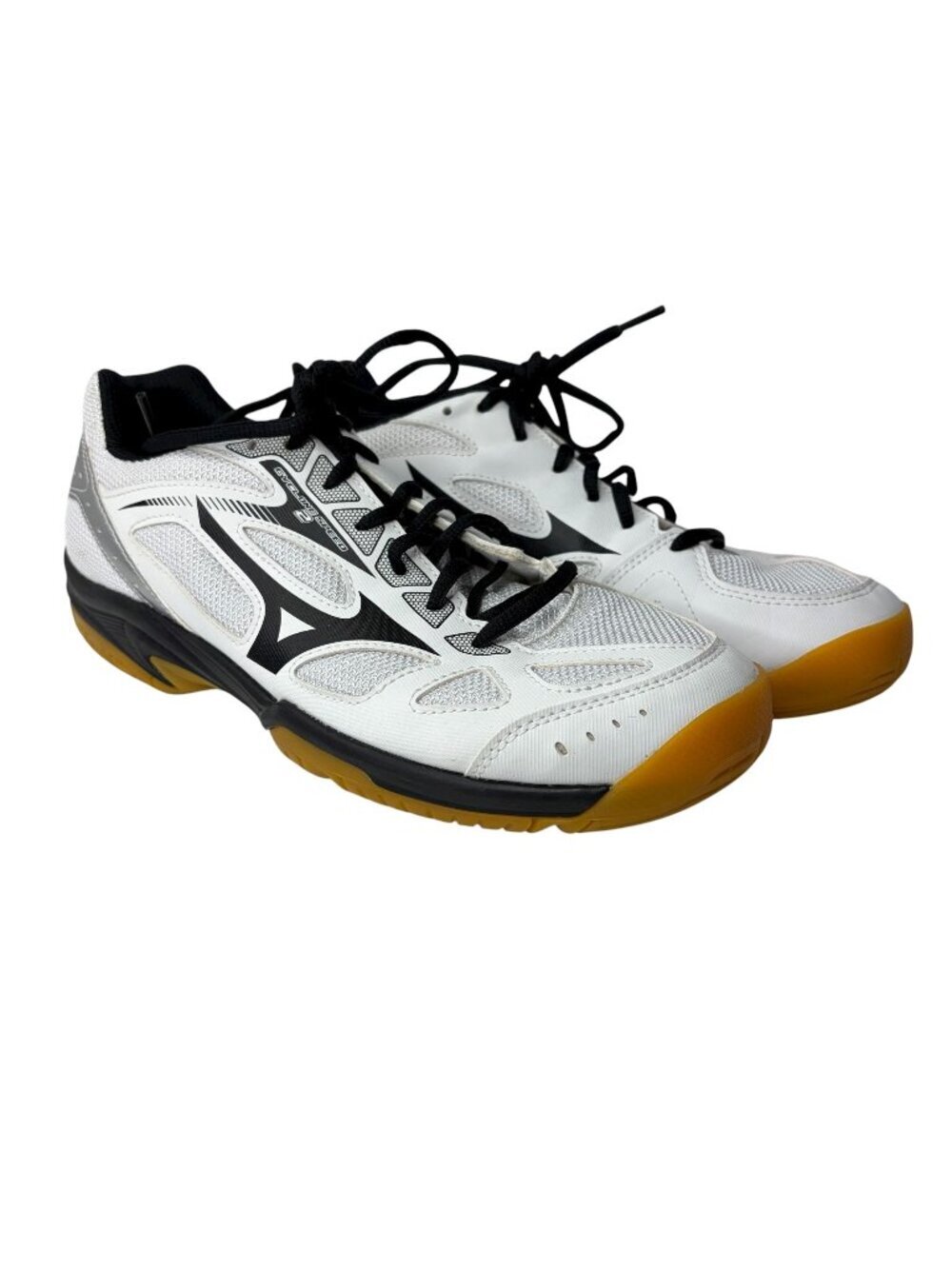 Mizuno Cyclone Speed 2 Women's Size 10 Volleyball Shoes White Black V1GC198009